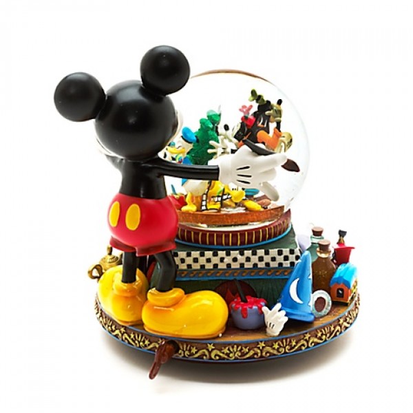 Mickey and Friends Deluxe Musical Snow Globe, Disneyland Paris Original Mickey and Friends Deluxe Musical Snow Globe, Disneyland Paris Original